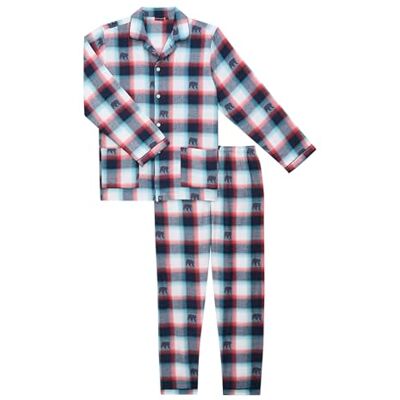 ARTHUR Pyjama Homme Motif Ours Carreaux Marine, Taille L - Publicité ARTHUR Pyjama Homme Motif Ours Carreaux Marine, Taille L - Publicité