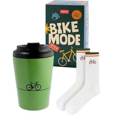 soxo Cadeau Cycliste Coffret Chaussettes Homme & Tasse Theme Velo 40-45 - Publicité soxo Cadeau Cycliste Coffret Chaussettes Homme & Tasse Theme Velo 40-45 - Publicité
