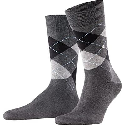 Burlington Manchester M SO coton motif fantaisie 1 paire, Chaussettes Homme, Gris (Anthracite Melange 3095), 40-46 - Publicité Burlington Manchester M SO coton motif fantaisie 1 paire, Chaussettes Homme, Gris (Anthracite Melange 3095), 40-46 - Publicité