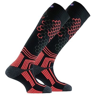 Thyo Lot de 2 paires de mi-bas ski Isoltech 4 - Publicité Thyo Lot de 2 paires de mi-bas ski Isoltech 4 - Publicité