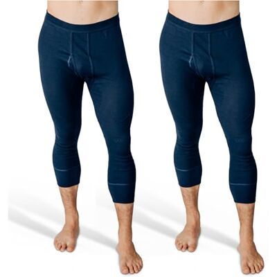 SES caleçon Long Coton, Pack de 2 caleçons 3/4 Longs Hommes en côtes Fines, Taille XL, avec Braguette und Ceinture Douce, en Coton/calson Long pour Homme Marine Jambes 3/4 Longues - Publicité SES caleçon Long Coton, Pack de 2 caleçons 3/4 Longs Hommes en côtes Fines, Taille XL, avec Braguette und Ceinture Douce, en Coton/calson Long pour Homme Marine Jambes 3/4 Longues - Publicité