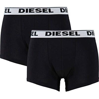 Diesel Lot x2 Boxers Noirs Homme - Publicité Diesel Lot x2 Boxers Noirs Homme - Publicité