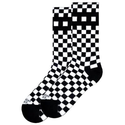 American Socks Checkerboard B/W Mid High Unisexe Chaussettes noir/blanc - Publicité American Socks Checkerboard B/W Mid High Unisexe Chaussettes noir/blanc - Publicité