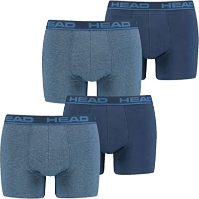 HEAD 4pack Men's Basic Boxer with Elastic Waistband - Publicité HEAD 4pack Men's Basic Boxer with Elastic Waistband - Publicité