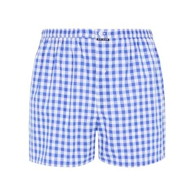 ARTHUR Caleçon Homme Motif Vichy Carreaux Bleu Ciel et Blanc, M - Publicité ARTHUR Caleçon Homme Motif Vichy Carreaux Bleu Ciel et Blanc, M - Publicité