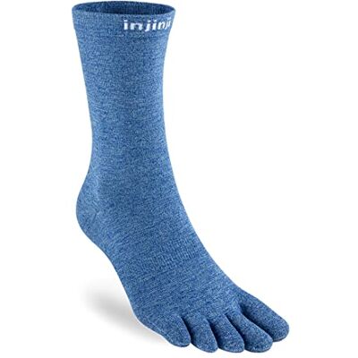Injinji Performance Liner Lightweight Crew CoolMax Toe Socks- Black - Publicité Injinji Performance Liner Lightweight Crew CoolMax Toe Socks- Black - Publicité