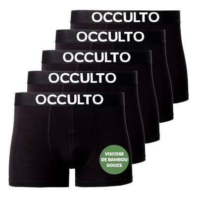 Occulto Boxer Homme Bambou Lot de 5 (modèle: ), Calecon Homme - Publicité Occulto Boxer Homme Bambou Lot de 5 (modèle: ), Calecon Homme - Publicité