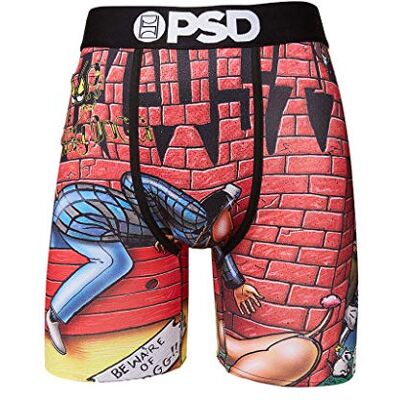 PSD Underwear Boxer élastique pour homme à large bande rouge Large - Publicité PSD Underwear Boxer élastique pour homme à large bande rouge Large - Publicité