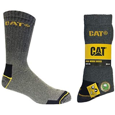 Caterpillar Real Work Arbeitssocken 3er Pack Chaussettes, Gris (Charcoal), 40/46 (Lot de 3) Homme - Publicité Caterpillar Real Work Arbeitssocken 3er Pack Chaussettes, Gris (Charcoal), 40/46 (Lot de 3) Homme - Publicité