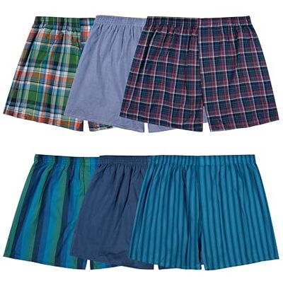 Fruit of the Loom Lot de 5 Boxers Taille Basse Assortis pour Homme, Motifs à Carreaux Assortis, XL - Publicité Fruit of the Loom Lot de 5 Boxers Taille Basse Assortis pour Homme, Motifs à Carreaux Assortis, XL - Publicité