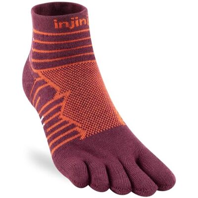 Injinji Unisex Ultra Run Mini-Crew Chaussettes, mahogany, 44.5 45 46 47 - Publicité Injinji Unisex Ultra Run Mini-Crew Chaussettes, mahogany, 44.5 45 46 47 - Publicité