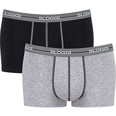 Sloggi Start Hipster C2P Box Homme, Grey Combination, 4 - Publicité Sloggi Start Hipster C2P Box Homme, Grey Combination, 4 - Publicité