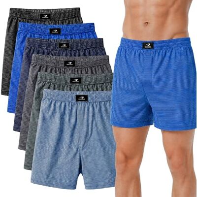 SGS Calecon Homme 6 ou 10 Pack Boxer Homme Coton Confortable et Ample sous-Vêtements Premium - Publicité SGS Calecon Homme 6 ou 10 Pack Boxer Homme Coton Confortable et Ample sous-Vêtements Premium - Publicité