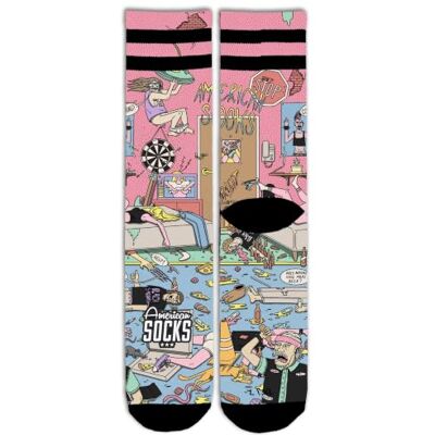 American Socks - American Pie Mid High - Socks - Publicité American Socks - American Pie Mid High - Socks - Publicité
