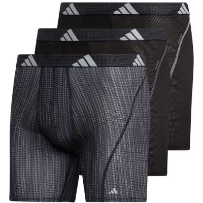 Adidas Lot de 3 Boxers en Maille pour Homme, Performance Wave Noir/Noir, XX-Large - Publicité Adidas Lot de 3 Boxers en Maille pour Homme, Performance Wave Noir/Noir, XX-Large - Publicité