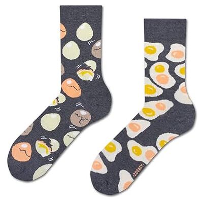 ZOOKSY Chaussettes d'été colorées pour hommes femmes 1 paire MixTury I Chaussettes d'été colorées pour hommes femmes I Chaussettes longues en coton I Œuf I 41-46 - Publicité ZOOKSY Chaussettes d'été colorées pour hommes femmes 1 paire MixTury I Chaussettes d'été colorées pour hommes femmes I Chaussettes longues en coton I Œuf I 41-46 - Publicité