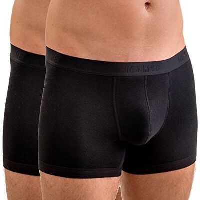 HERMKO 8950 Pack de 2 Boxers en Coton/élasthanne Homme - Publicité HERMKO 8950 Pack de 2 Boxers en Coton/élasthanne Homme - Publicité