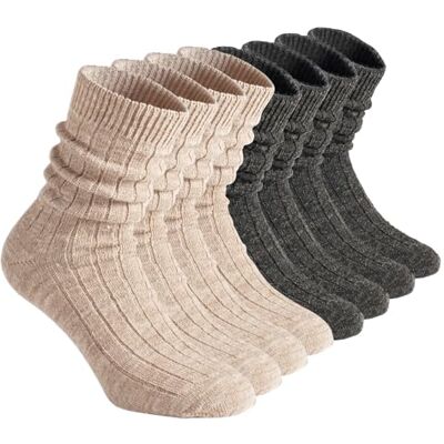 CALZITALY LOT DE 2/4 PAIRES Chaussettes laine Alpaga, chaussettes hiver, chaussettes thermiques, Made in Italy - Publicité CALZITALY LOT DE 2/4 PAIRES Chaussettes laine Alpaga, chaussettes hiver, chaussettes thermiques, Made in Italy - Publicité