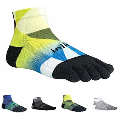 Injinji Run Midweight Mini-Crew Xtralife Geo Chaussettes - Publicité Injinji Run Midweight Mini-Crew Xtralife Geo Chaussettes - Publicité