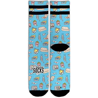 American Socks Chaussettes de sport pour hommes et femmes, Chaussettes Crossfit, Chaussettes Padel, Chaussettes Running, Chaussettes Cyclisme, Vélo et Skate. Movie Night, S/M - Publicité American Socks Chaussettes de sport pour hommes et femmes, Chaussettes Crossfit, Chaussettes Padel, Chaussettes Running, Chaussettes Cyclisme, Vélo et Skate. Movie Night, S/M - Publicité
