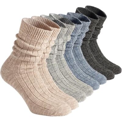 CALZITALY LOT DE 2/4 PAIRES Chaussettes laine Alpaga, chaussettes hiver, chaussettes thermiques, Made in Italy - Publicité CALZITALY LOT DE 2/4 PAIRES Chaussettes laine Alpaga, chaussettes hiver, chaussettes thermiques, Made in Italy - Publicité