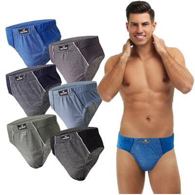 SGS Lot de 6 à 12 Calecon Homme Slips Confortables en Coton pour Hommes Slip Homme, sous-Vêtements Respirants et Doux Tailles S à XXL, Multicolores - Publicité SGS Lot de 6 à 12 Calecon Homme Slips Confortables en Coton pour Hommes Slip Homme, sous-Vêtements Respirants et Doux Tailles S à XXL, Multicolores - Publicité