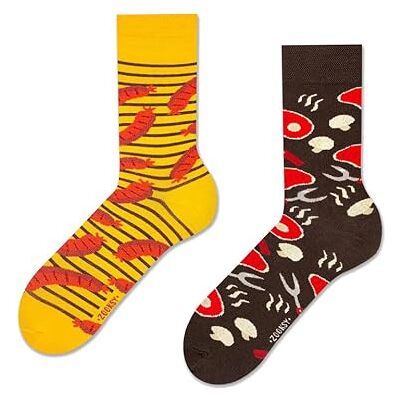 ZOOKSY Chaussettes d'été colorées pour hommes femmes 1 paire MixTury I Chaussettes d'été colorées pour hommes femmes I Chaussettes longues en coton I Un Barbecue I 41-46 - Publicité ZOOKSY Chaussettes d'été colorées pour hommes femmes 1 paire MixTury I Chaussettes d'été colorées pour hommes femmes I Chaussettes longues en coton I Un Barbecue I 41-46 - Publicité