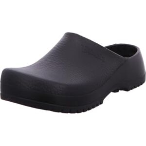 Birkenstock Chaussures professionnelles de type suédois Super Birki en polyuréthane noir avec semelle en liège et lin, Noir, 27.0 cm - Publicité Birkenstock Chaussures professionnelles de type suédois Super Birki en polyuréthane noir avec semelle en liège et lin, Noir, 27.0 cm - Publicité