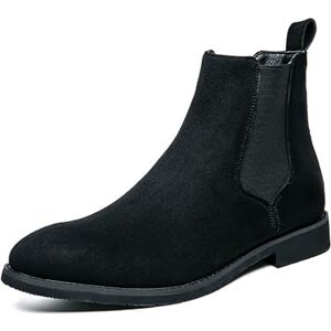 LMUIPMAA Homme Bottines Chelsea en Daim Élastiques Détente Confort Bottes À La Cheville pour Réunion Travail,Noir,46 EU - Publicité LMUIPMAA Homme Bottines Chelsea en Daim Élastiques Détente Confort Bottes À La Cheville pour Réunion Travail,Noir,46 EU - Publicité