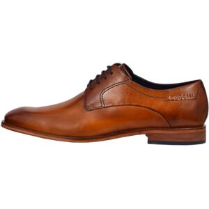 bugatti Homme Chaussure basse business en cuir, Derby avec finition bicolore et semelle intérieure souple, Cognac, 44 EU - Publicité bugatti Homme Chaussure basse business en cuir, Derby avec finition bicolore et semelle intérieure souple, Cognac, 44 EU - Publicité