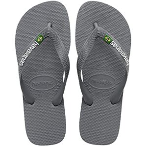 Havaianas Brasil Logo Mixte, Steel Grey/Steel Grey, 31/32 - Publicité