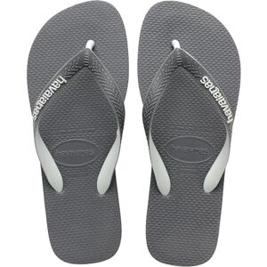 Havaianas Top Mix, Tongs Confortables, Durables et Légères, avec Drapeau Brésilien, Lanières Bicolores, Adultes Unisexe, Grey / Steel, Taille 35 / 36 - Publicité Havaianas Top Mix, Tongs Confortables, Durables et Légères, avec Drapeau Brésilien, Lanières Bicolores, Adultes Unisexe, Grey / Steel, Taille 35 / 36 - Publicité