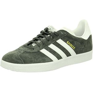 Adidas Gazelle Baskets Homme, Solid Grey White Gold Metallic, 47 1/3 EU - Publicité Adidas Gazelle Baskets Homme, Solid Grey White Gold Metallic, 47 1/3 EU - Publicité