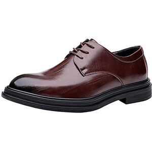 DADAWEN Chaussure Homme Cuir, Derby Mariage Dressing Chaussures de Ville à Lacets Oxford Brun 42 - Publicité