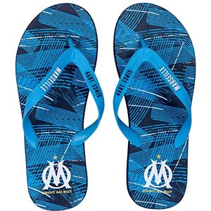 OLYMPIQUE DE MARSEILLE Tongs Om Collection Officielle Taille 33/34 - Publicité