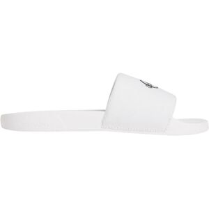Calvin Klein Sandales Ess Slide Cv pour femme, blanc (blanc brillant/noir), pointure 40 - Publicité Calvin Klein Sandales Ess Slide Cv pour femme, blanc (blanc brillant/noir), pointure 40 - Publicité