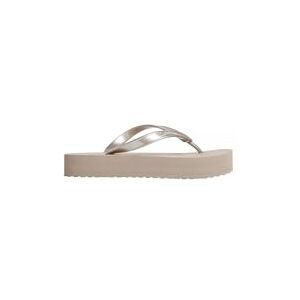 Calvin Klein Tongs plates pour femme Met Tpu Gris (taupe du désert), pointure 7 - Publicité Calvin Klein Tongs plates pour femme Met Tpu Gris (taupe du désert), pointure 7 - Publicité