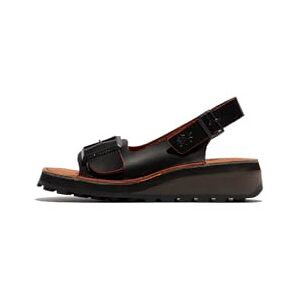 Fly London Femme HILU555FLY Sandal, Black/Orange, 42 EU - Publicité Fly London Femme HILU555FLY Sandal, Black/Orange, 42 EU - Publicité