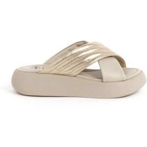 Scholl Femme Boca Cross, Platinum Gold, 38 EU - Publicité Scholl Femme Boca Cross, Platinum Gold, 38 EU - Publicité