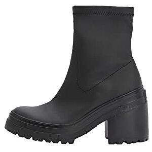 Tommy Hilfiger Tommy Jeans Bottes à talons mi-hautes pour femme, Black, 37 EU - Publicité Tommy Hilfiger Tommy Jeans Bottes à talons mi-hautes pour femme, Black, 37 EU - Publicité