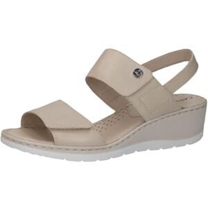 CAPRICE Sandales Femme à Talons en Cuir Compensées, Beige (Pearl Nappa), 38 EU - Publicité CAPRICE Sandales Femme à Talons en Cuir Compensées, Beige (Pearl Nappa), 38 EU - Publicité