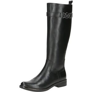 CAPRICE Bottes femme hautes à talons en cuir élégantes, Noir (Black Nappa), 37,5 EU - Publicité CAPRICE Bottes femme hautes à talons en cuir élégantes, Noir (Black Nappa), 37,5 EU - Publicité