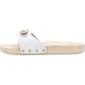 Scholl Femme Pescura Flat Mules-&-sabots/femme, Blanc, 40 EU - Publicité Scholl Femme Pescura Flat Mules-&-sabots/femme, Blanc, 40 EU - Publicité