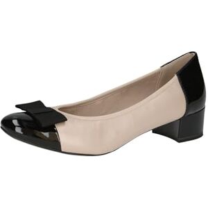 CAPRICE Escarpins Femme Vernis à Talon Bloc, Beige (Beige Comb), 38,5 EU - Publicité CAPRICE Escarpins Femme Vernis à Talon Bloc, Beige (Beige Comb), 38,5 EU - Publicité
