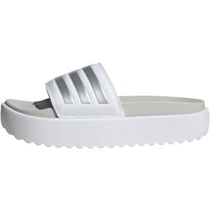 Adidas Femme Adilette Platform Slides, Cloud White/Zero Metalic/Grey One, 39 EU - Publicité Adidas Femme Adilette Platform Slides, Cloud White/Zero Metalic/Grey One, 39 EU - Publicité