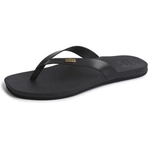 REEF Cushion Lune Tongs pour femme, semelle rembourrée moulée, soutien de la voûte plantaire, noir, 37.5 EU - Publicité REEF Cushion Lune Tongs pour femme, semelle rembourrée moulée, soutien de la voûte plantaire, noir, 37.5 EU - Publicité