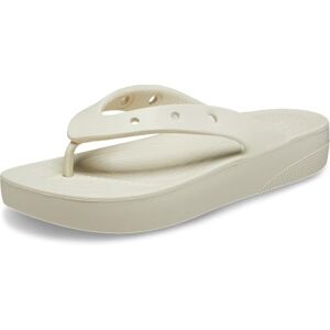 Crocs Femme Classic Platform Flip W Tongs, Bone, 33/34 EU - Publicité Crocs Femme Classic Platform Flip W Tongs, Bone, 33/34 EU - Publicité