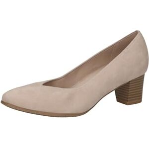CAPRICE Escarpins Femme en Cuir à Talon Bloc, Beige (Sand Suede), 39 EU - Publicité CAPRICE Escarpins Femme en Cuir à Talon Bloc, Beige (Sand Suede), 39 EU - Publicité