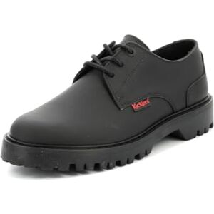Kickers Deckdear, Derbies Femme, Noir, 37 - Publicité Kickers Deckdear, Derbies Femme, Noir, 37 - Publicité