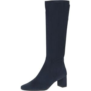 CAPRICE Bottes femme hautes à talons hauteur genou véganes, Bleu (Navy Stretch), 38 EU - Publicité CAPRICE Bottes femme hautes à talons hauteur genou véganes, Bleu (Navy Stretch), 38 EU - Publicité